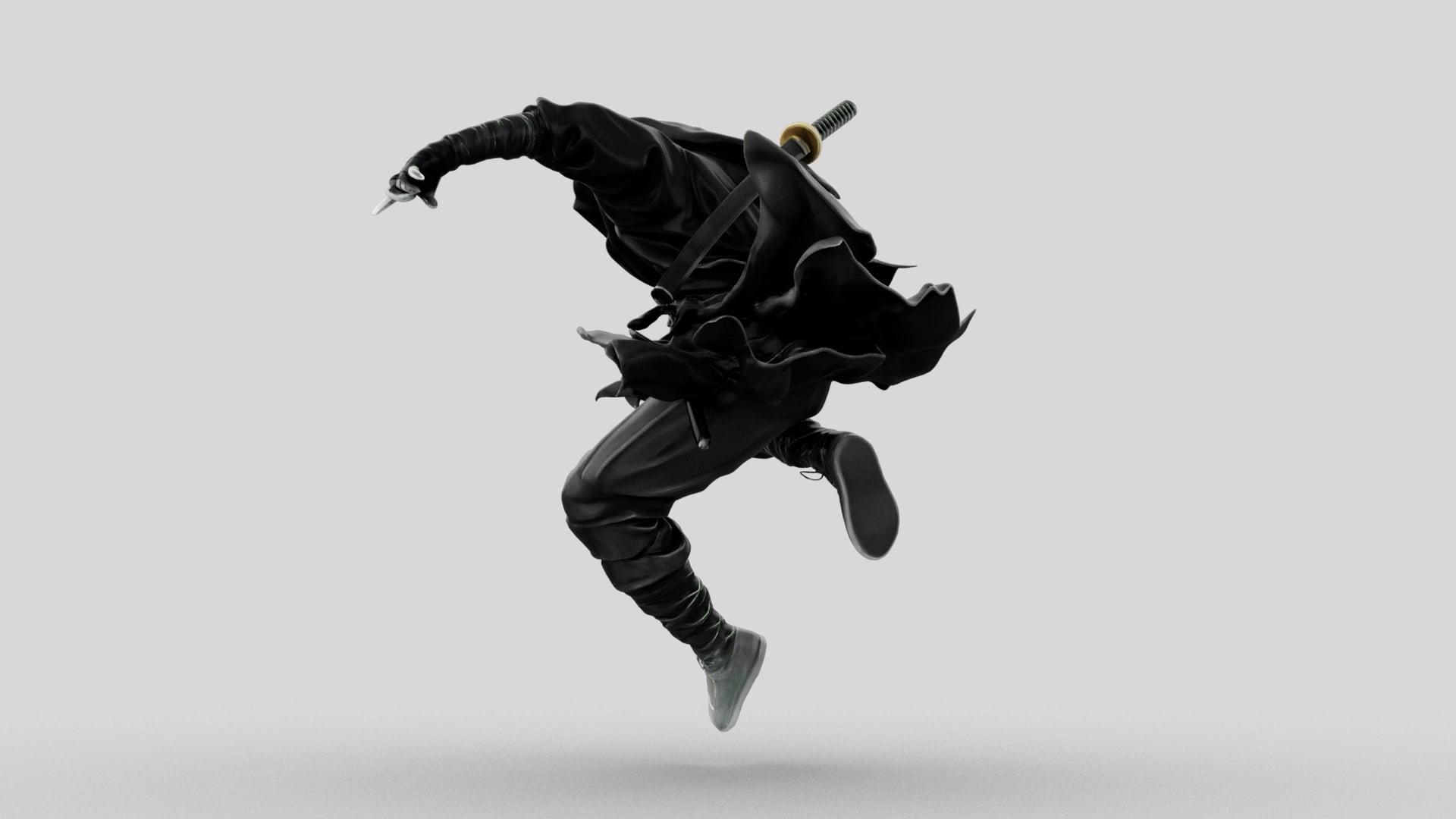 Ninja Shadow Leap 3d model