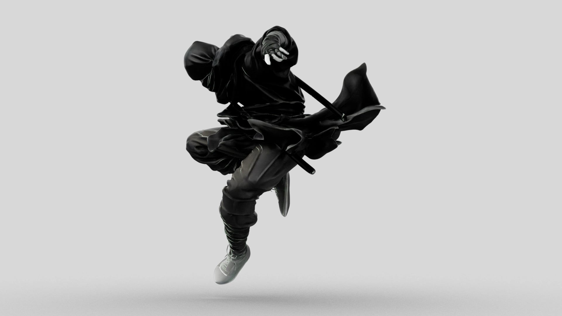 Ninja Shadow Leap 3d model