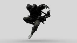 Ninja Shadow Leap 3d model