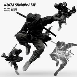Ninja Shadow Leap 3d model