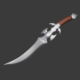 Blightfang Fantasy Sword 3d model