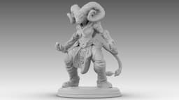 Ivory Horned Sentinel 3d model