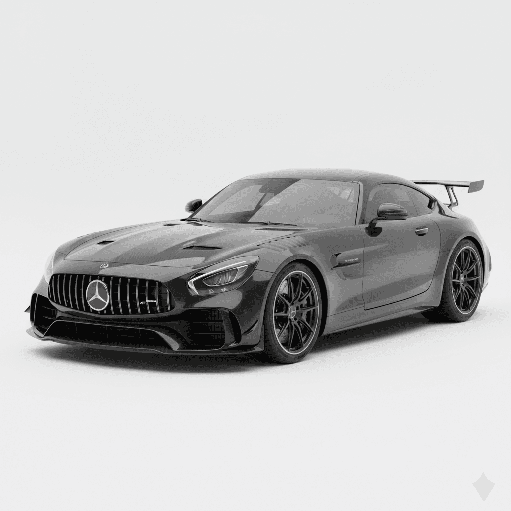 Car : Mercedes AMG GT R Pro Supercar 3d model