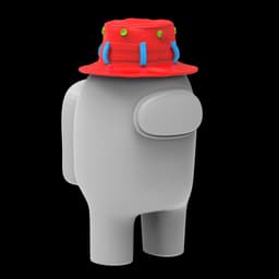 Among us hats 3d model