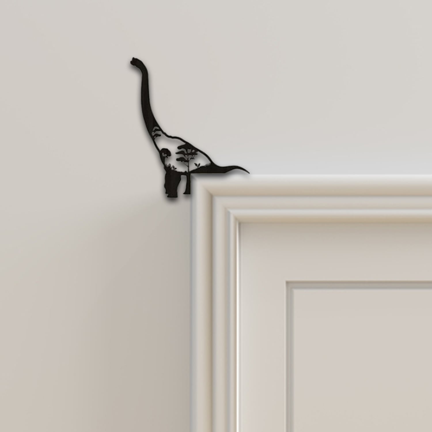 Dinasour Door Corner Decor 3d model