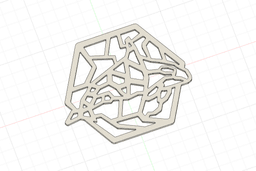 Geometric Orca Coasters 3d model