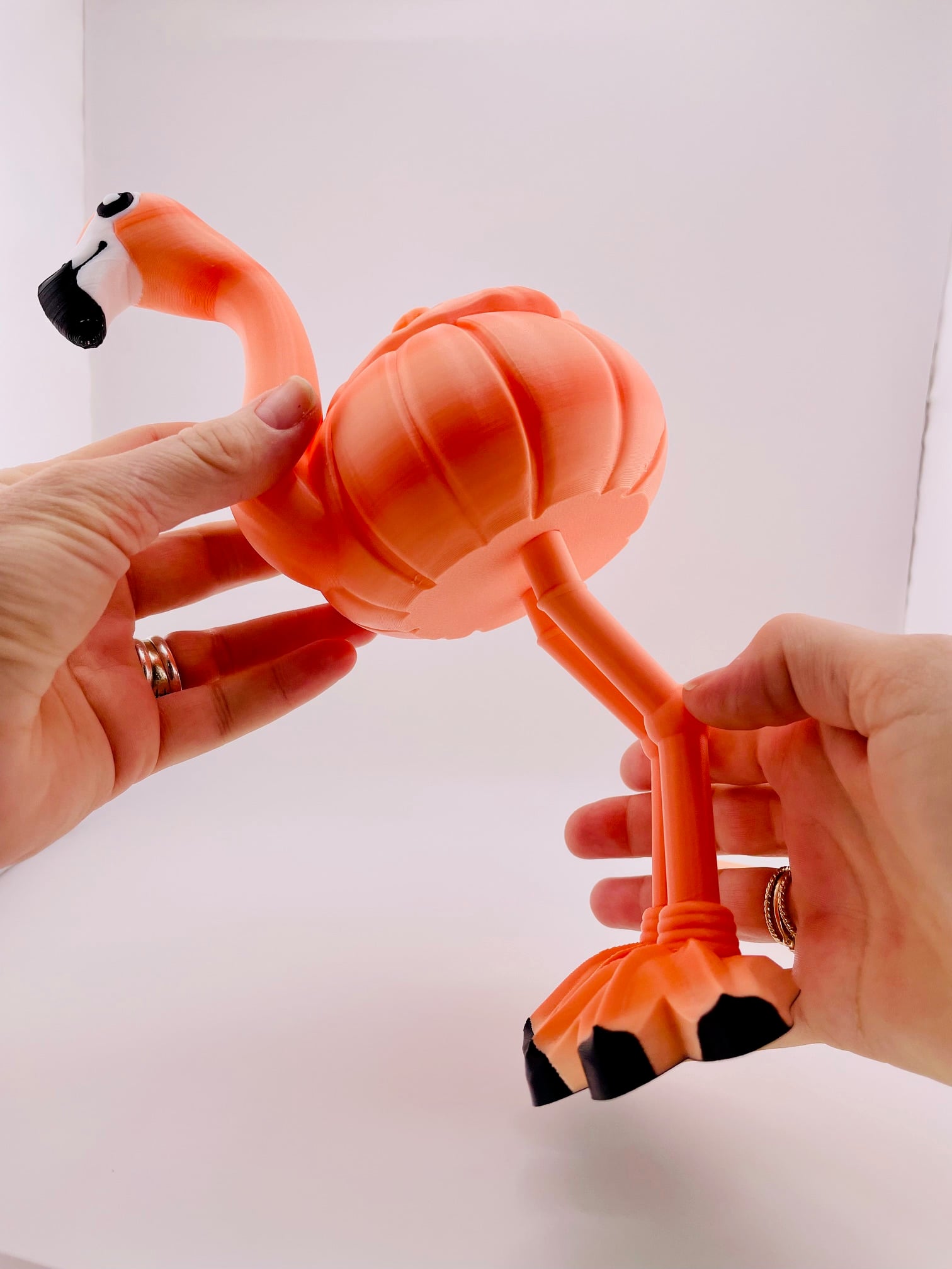 Pumpkin Flamingo 3d model