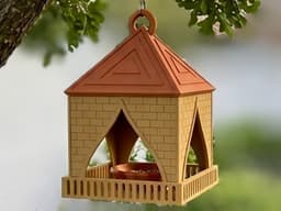 Gothic Citadel -Bird Feeder No Support-single part 3d model