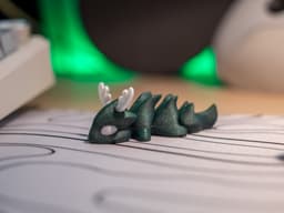 Mini Dragon 01 (Christmas Edition) 3d model