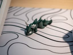 Mini Dragon 01 (Christmas Edition) 3d model