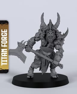 Goatman Warriors - With Free Dragon - 5e DnD Inspired for RPG and Wargamers 3d model