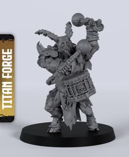 Goatman Warriors - With Free Dragon - 5e DnD Inspired for RPG and Wargamers 3d model