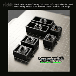 Draco Malfoy Inspired Keycap Clicker – Wizard Keycap STL 3d model