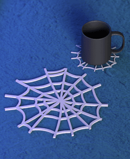 Widow's Web Coaster 3d model