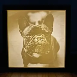 Simple Lithophane Box (Holds 1 Panel) 3d model
