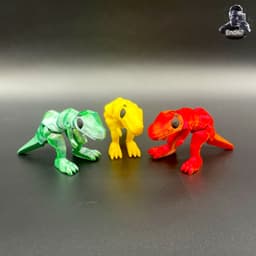 Cute tiny T-Rex - Flexible - Print in Place - No Supports 3d model
