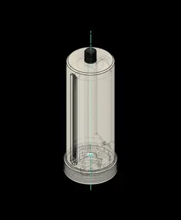 Toothpaste Squeezer - Plain - Thread the outer tube onto the center column - 3d model