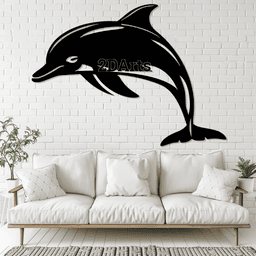 Dolphin 2D Wall Art/Window Art 3d model