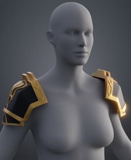 Arcane Enforcer Vi Shoulder Armor 3d model