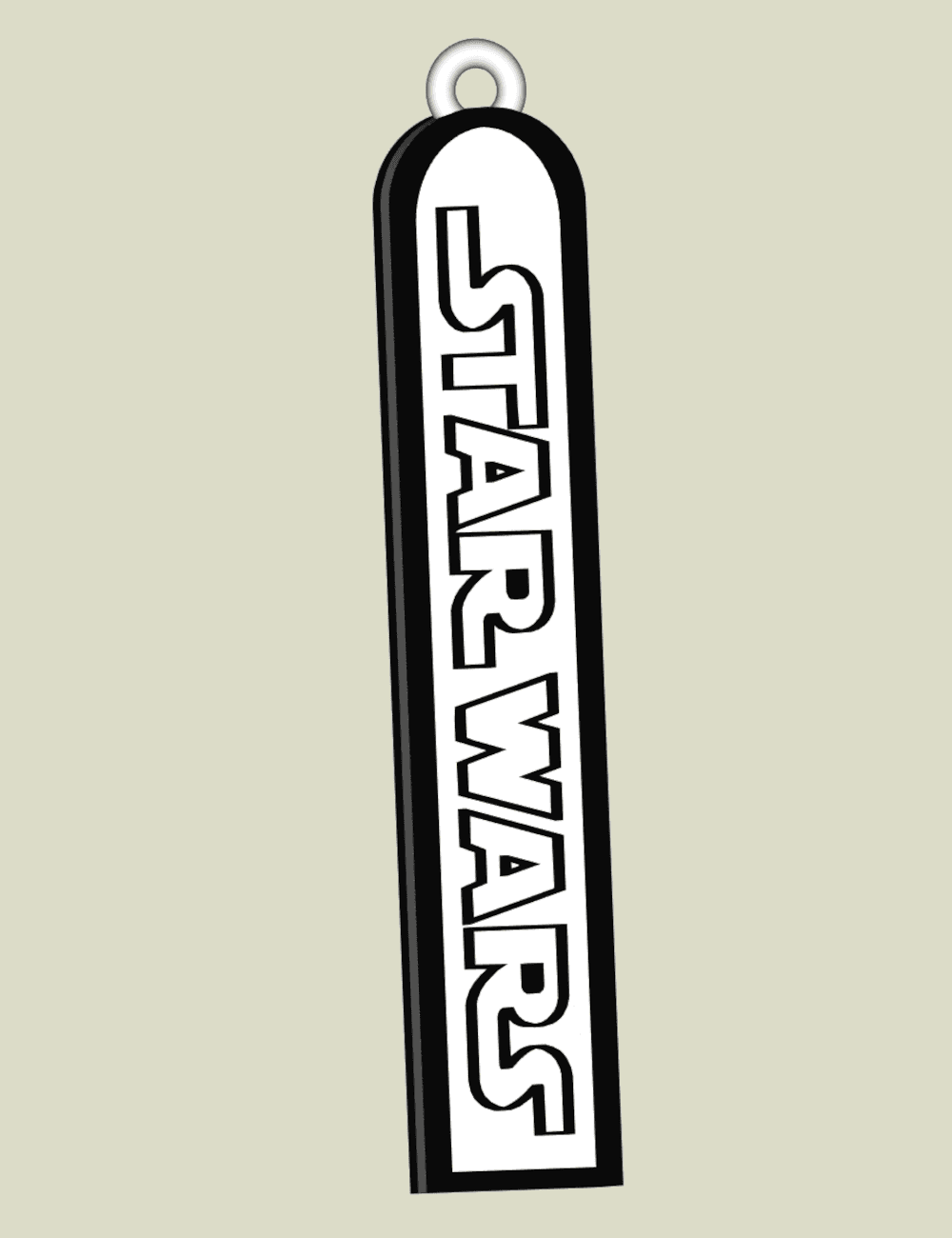 Star Wars key chain, earring, dogtag, jewlery 3d model