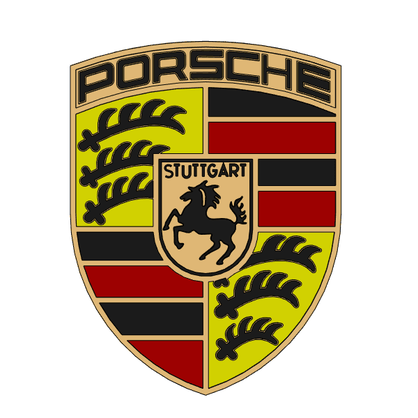 Porsche logo 3d model