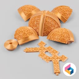 Globus cruciger(Holy grenade) 3d model