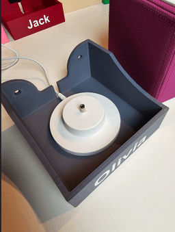 Tonie Box Wall Holder Storage Solution 3d model