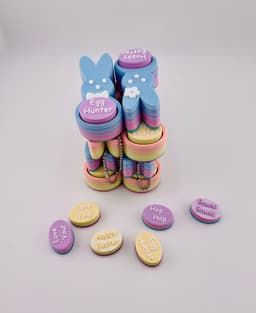 Candy Bunny Clicker Key Chain Bawk! Bawk! 3d model