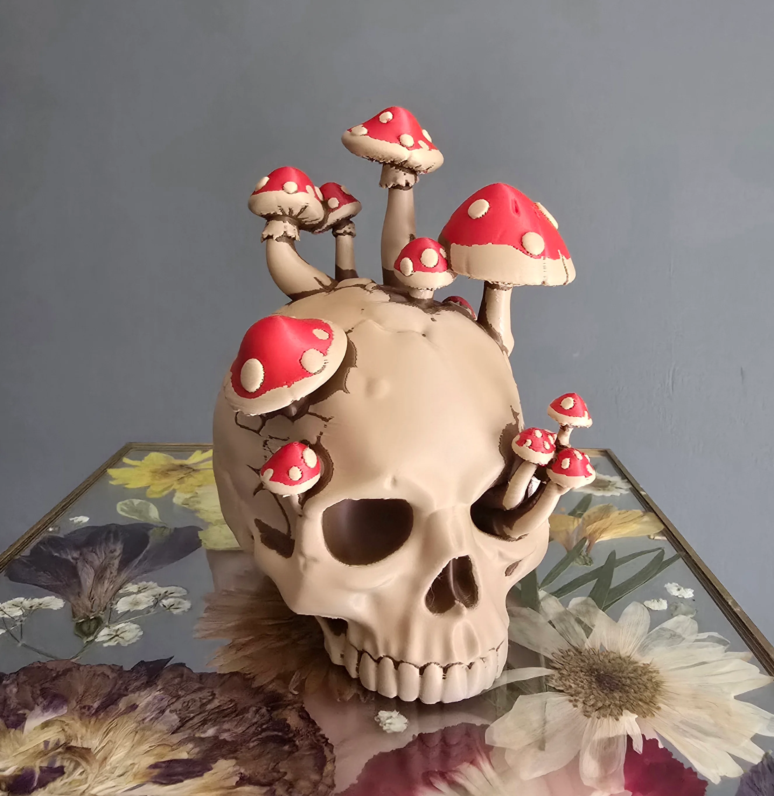 Mushroom Skull (3mf) 3d model