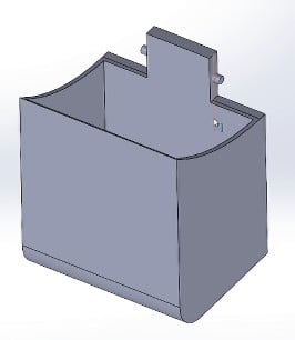 Anycubic Kobra S1 Outlet Bin STL 3d model