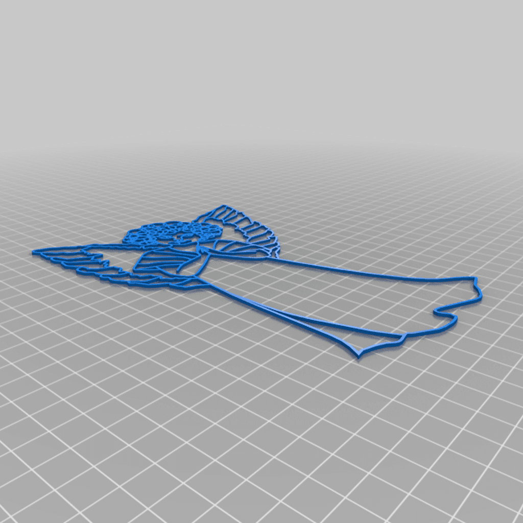 Christmas angel 3d model