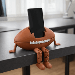 rugby_ball_phone_holder.stl 3d model