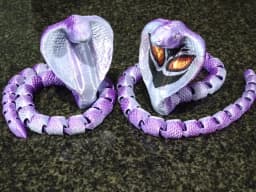 Articulated Ekans and Arbok Snake Toys 3d model
