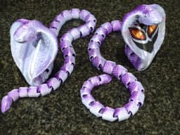 Articulated Ekans and Arbok Snake Toys 3d model