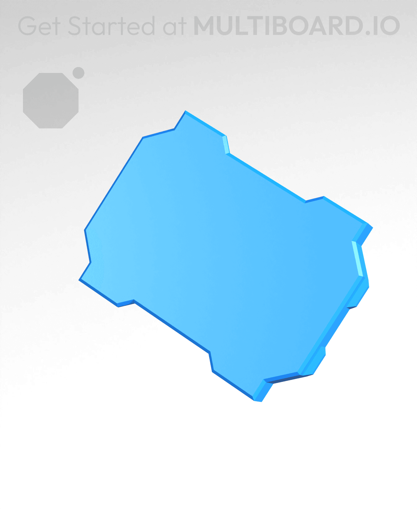 1 LU Bin Fit - X - Cover Locked Lite Rail - (1 MU Rail) 3d model