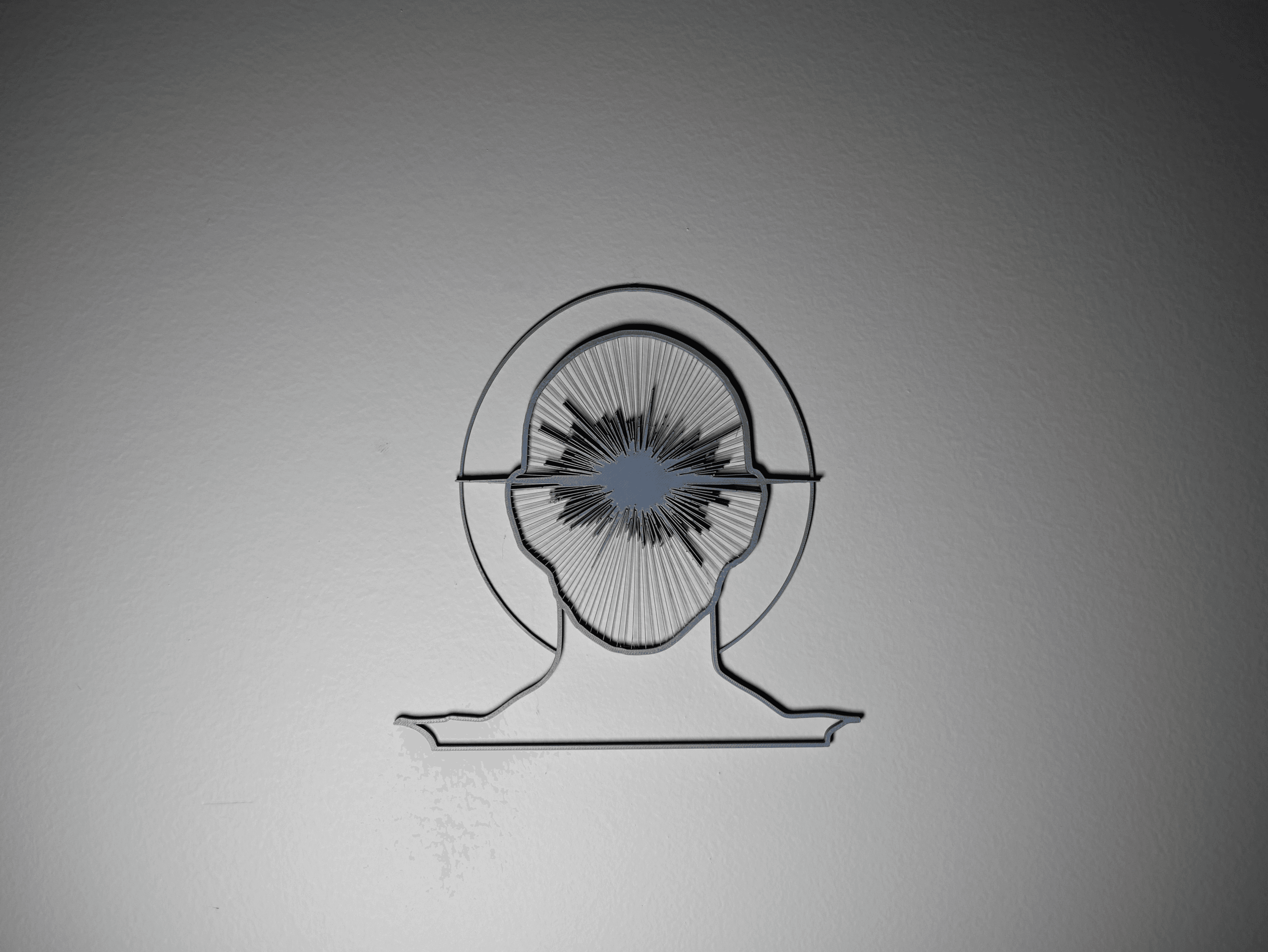 For All Mankind inspired String Art 3d model
