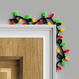 Christmas Lights Door Topper 3d model
