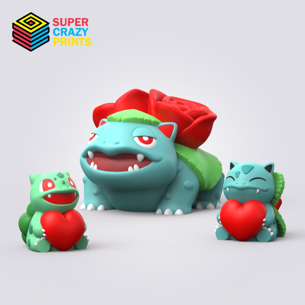 Valentine Bulbasar Evolution 3d model