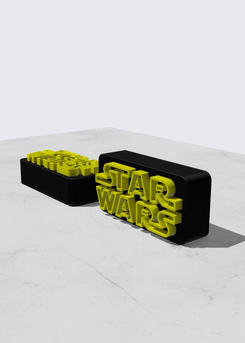 Star Wars Logo 3d model