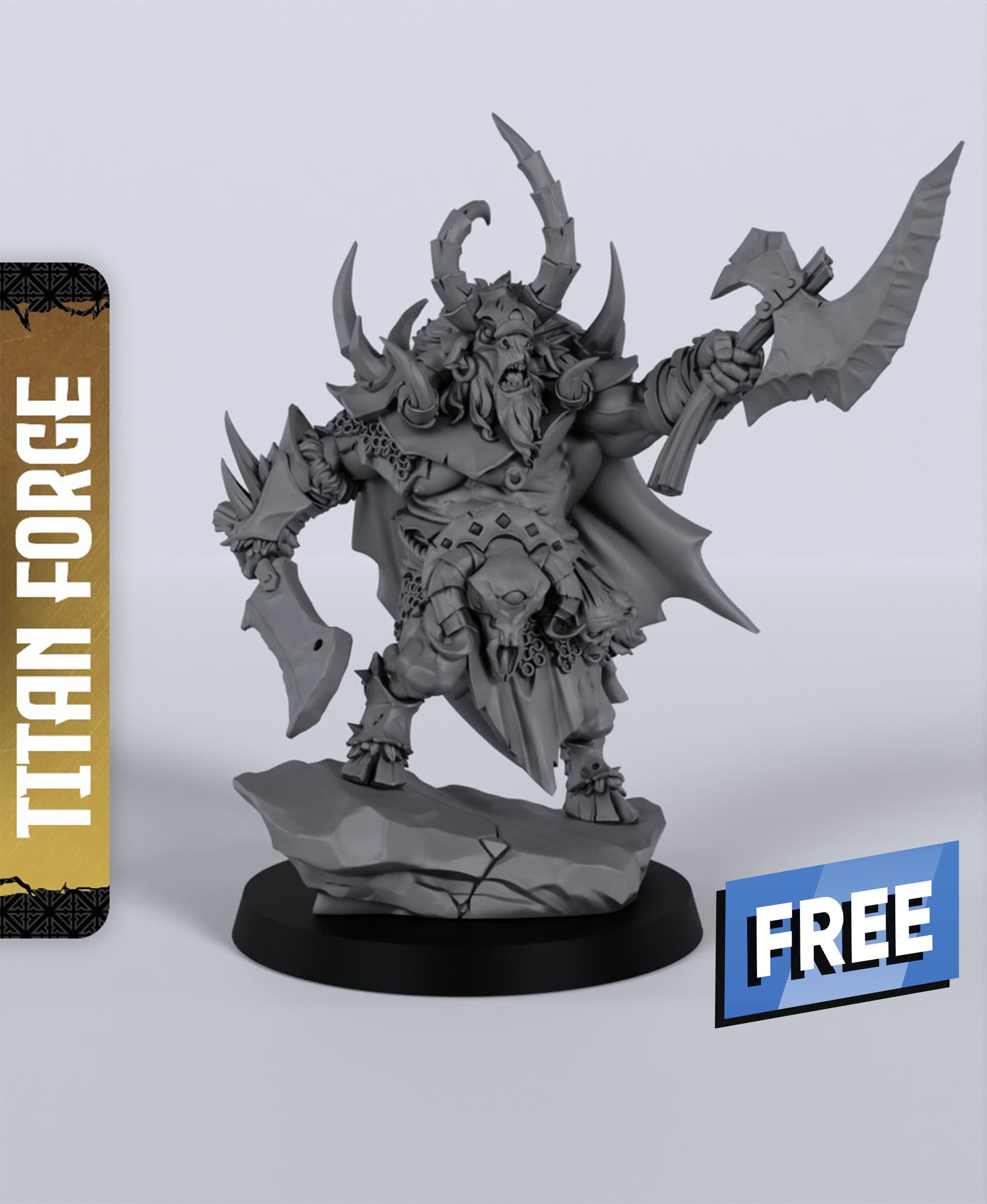 Beast Lord - With Free Dragon - 5e DnD Inspired for RPG and Wargamers 3d model