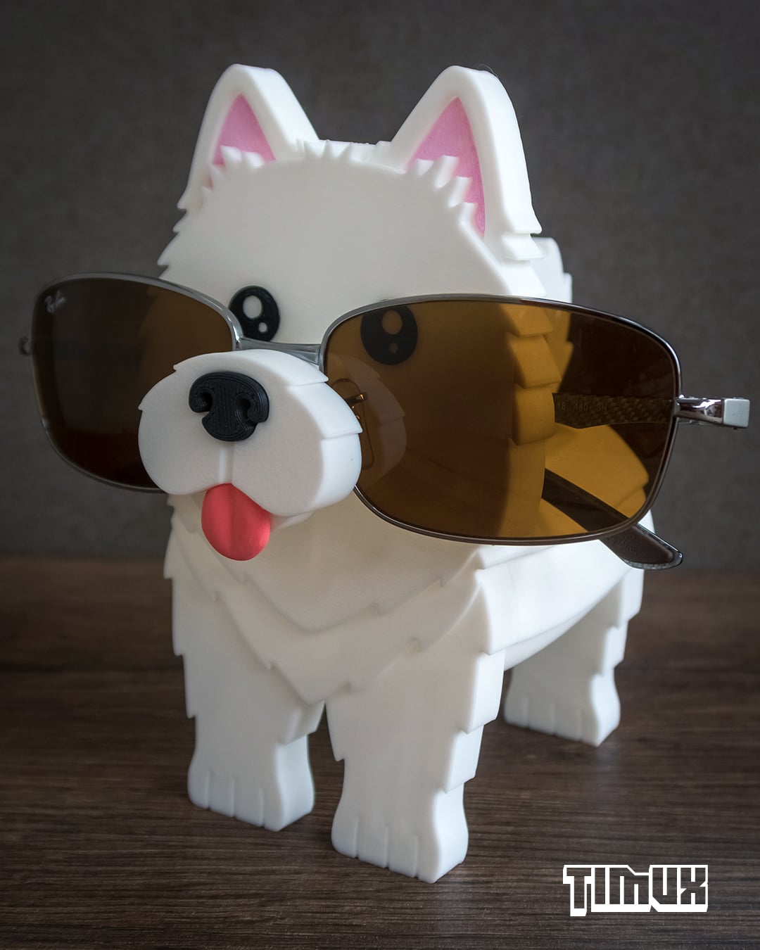SAMOYED GLASSES HOLDER 3d model