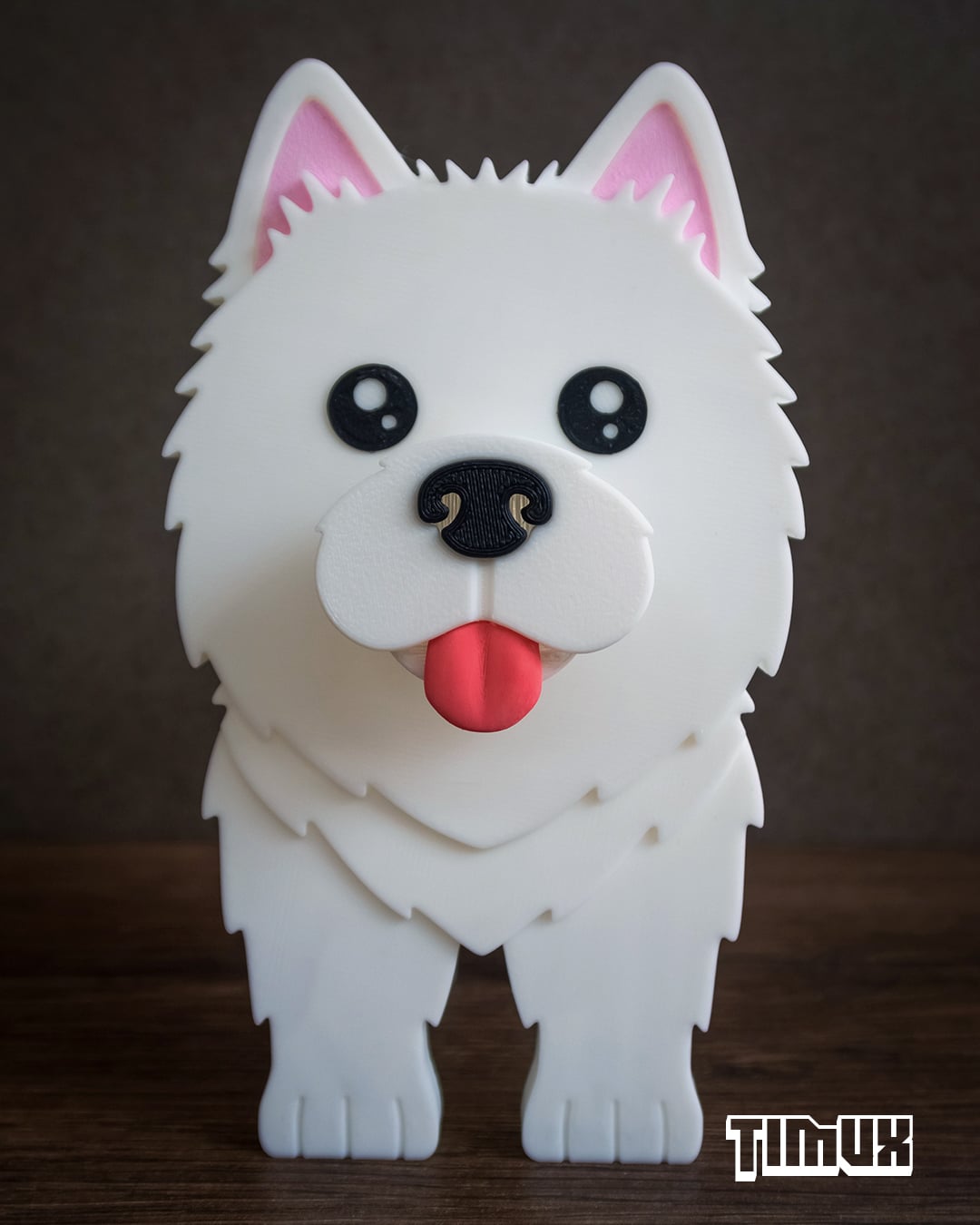 SAMOYED GLASSES HOLDER 3d model