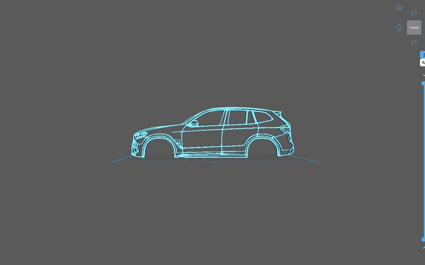BMW - X3 M G01 2020 Wall Art 3d model