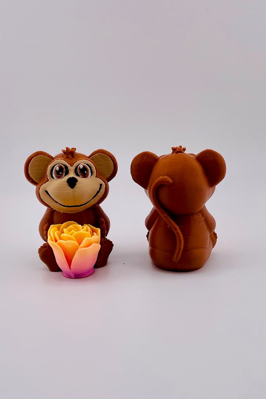 Mother's Day Roseables Monkey 3d model