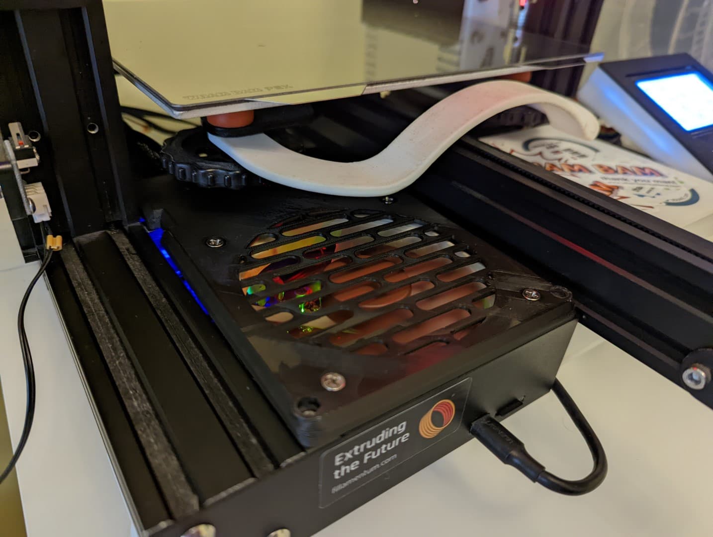 Ender 3 Mainboard Cover 92mm Noctua A9x14 3d model