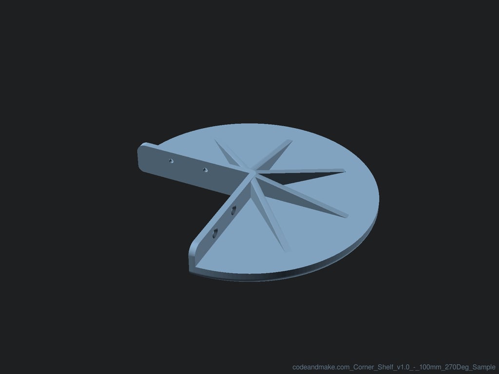 Corner Shelf 3d model