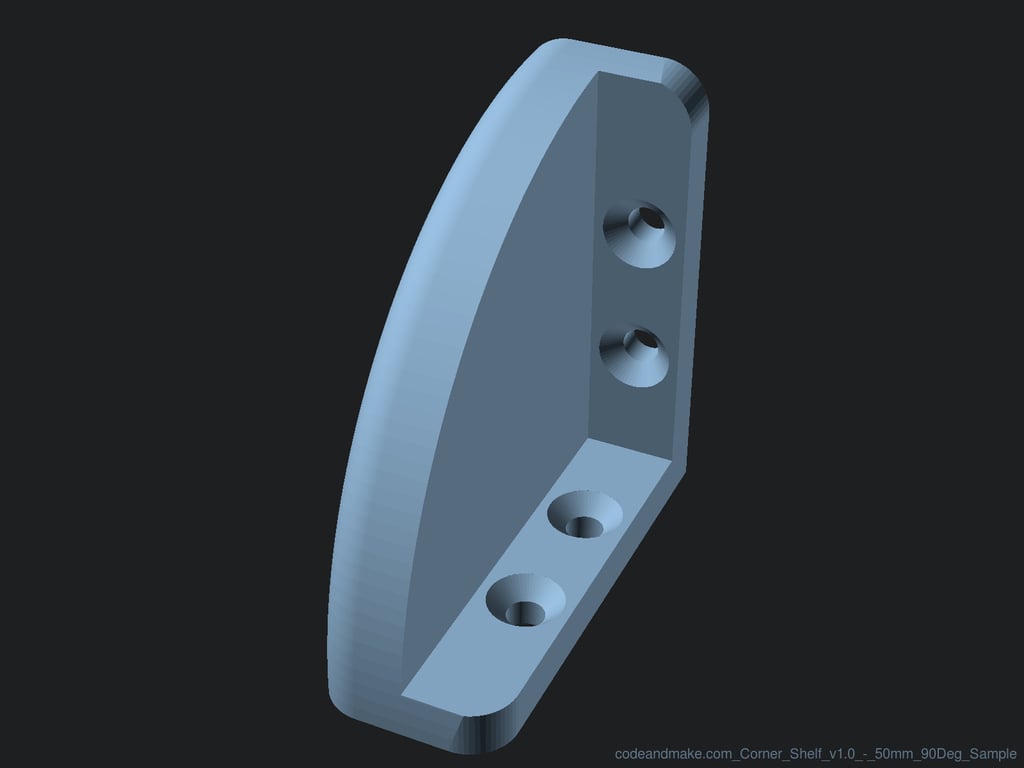 Corner Shelf 3d model