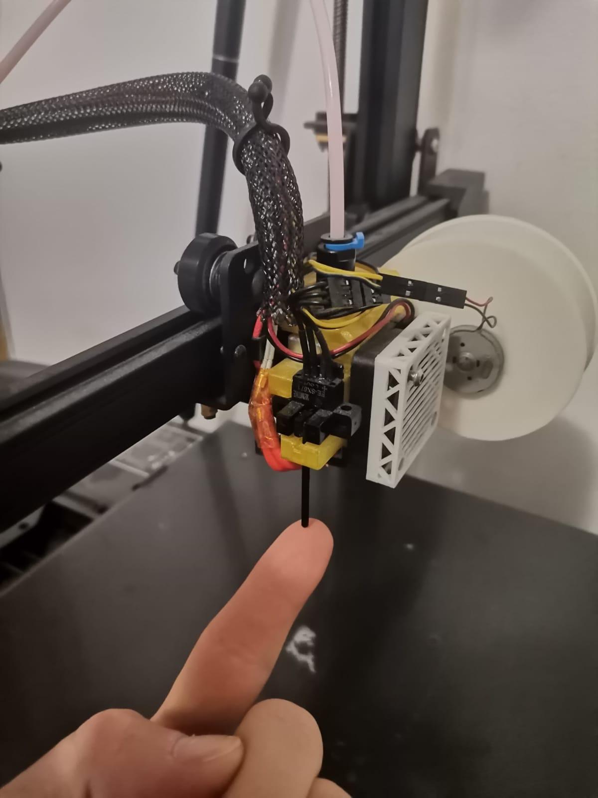 hotend support, with Z probe for cr-10 smart 3d model