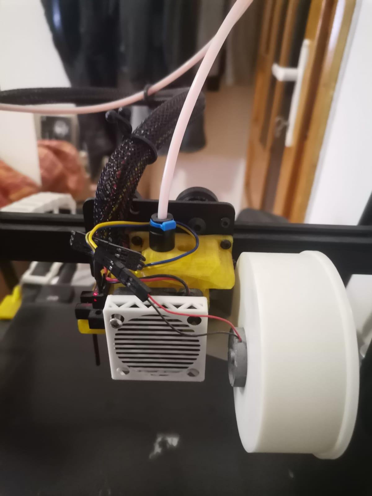 hotend support, with Z probe for cr-10 smart 3d model