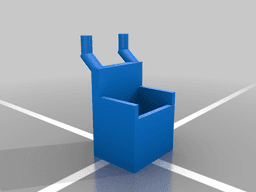 Peg board hanger 3d model
